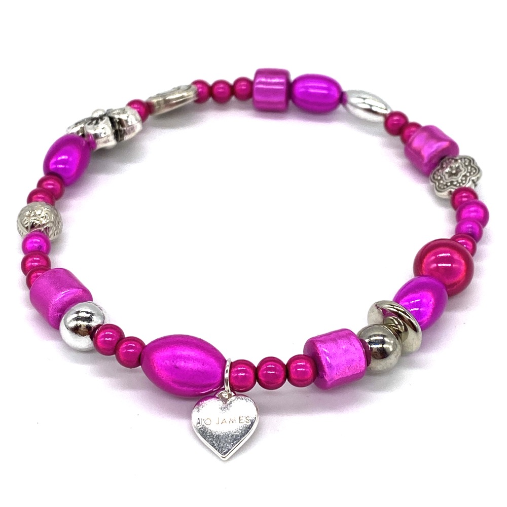 Hot Pink Vintage Anklet