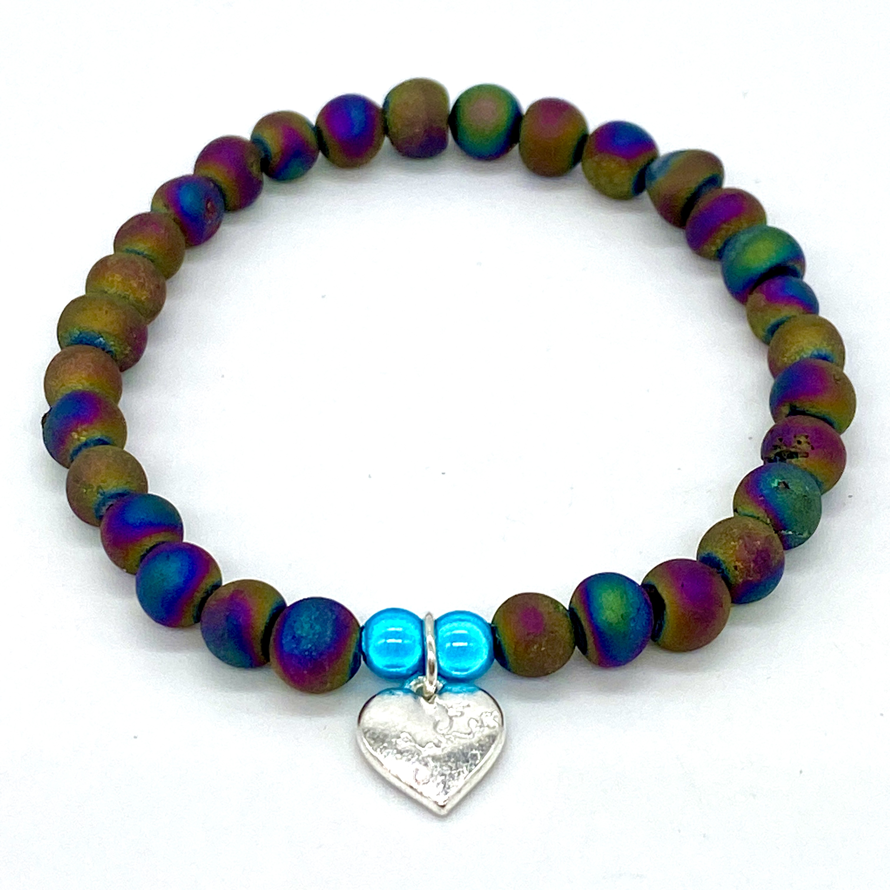 Laugh Rift Agate Slim Bracelet