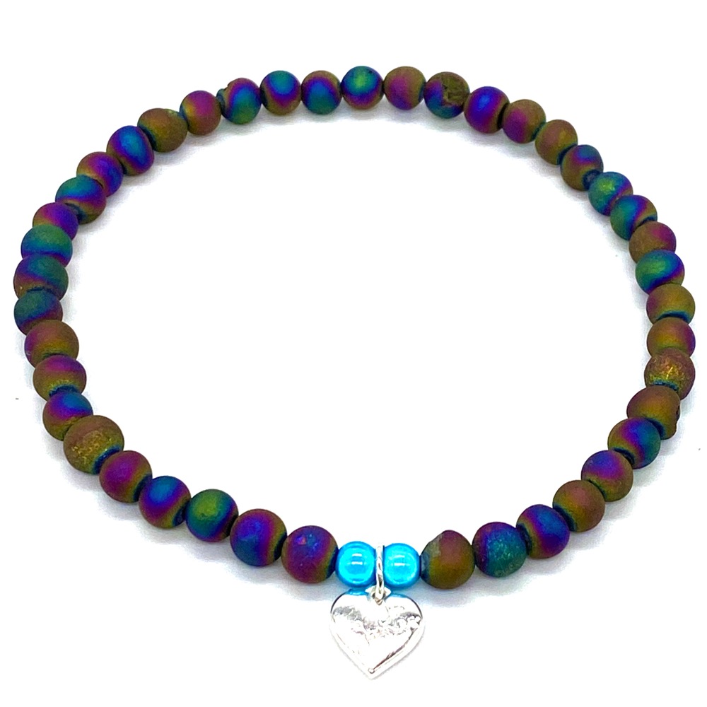 Laugh Rift Agate Anklet