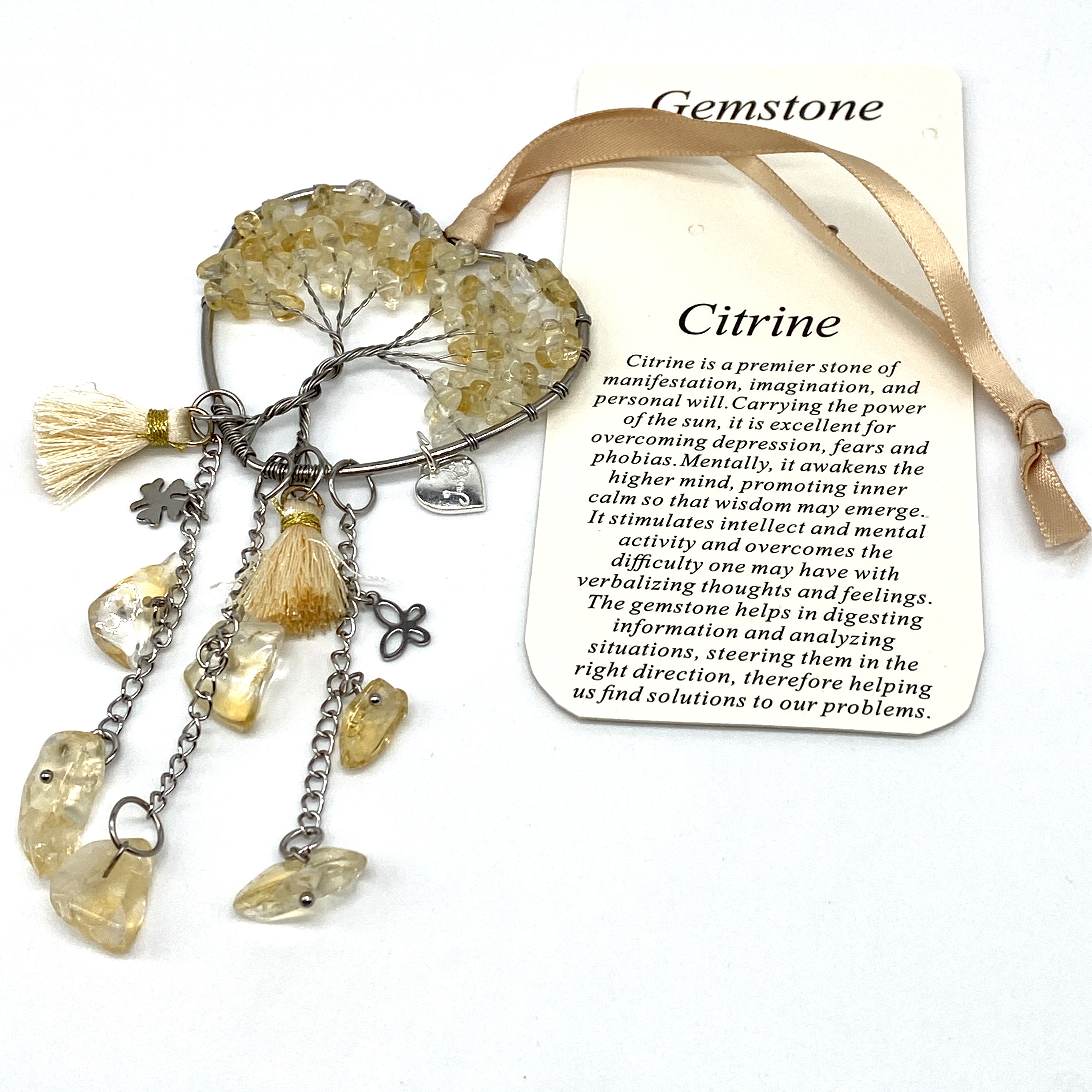 Gemstone Hanging Charm