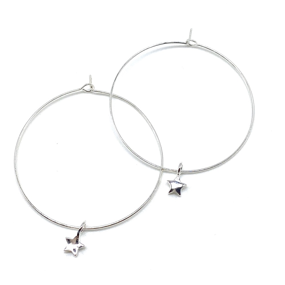 Sterling Silver Hoop Earrings