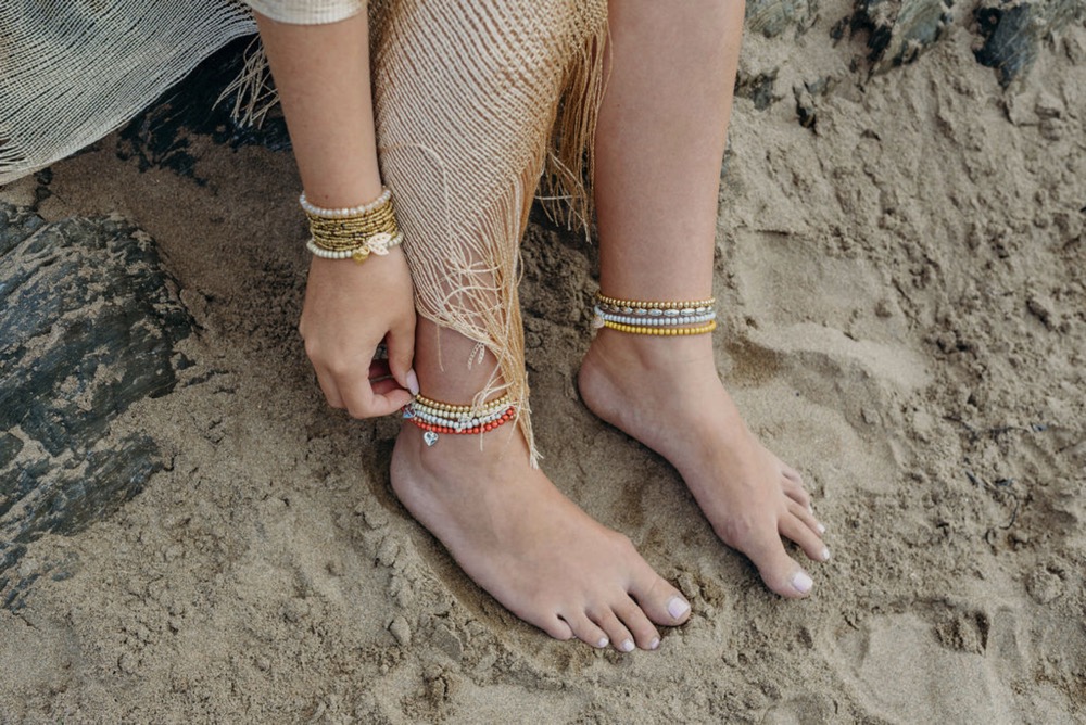 Classic Beaded Anklets
