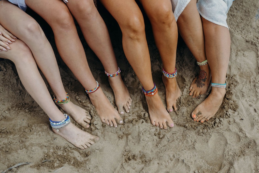 Pastel Rainbow Chunky Anklet