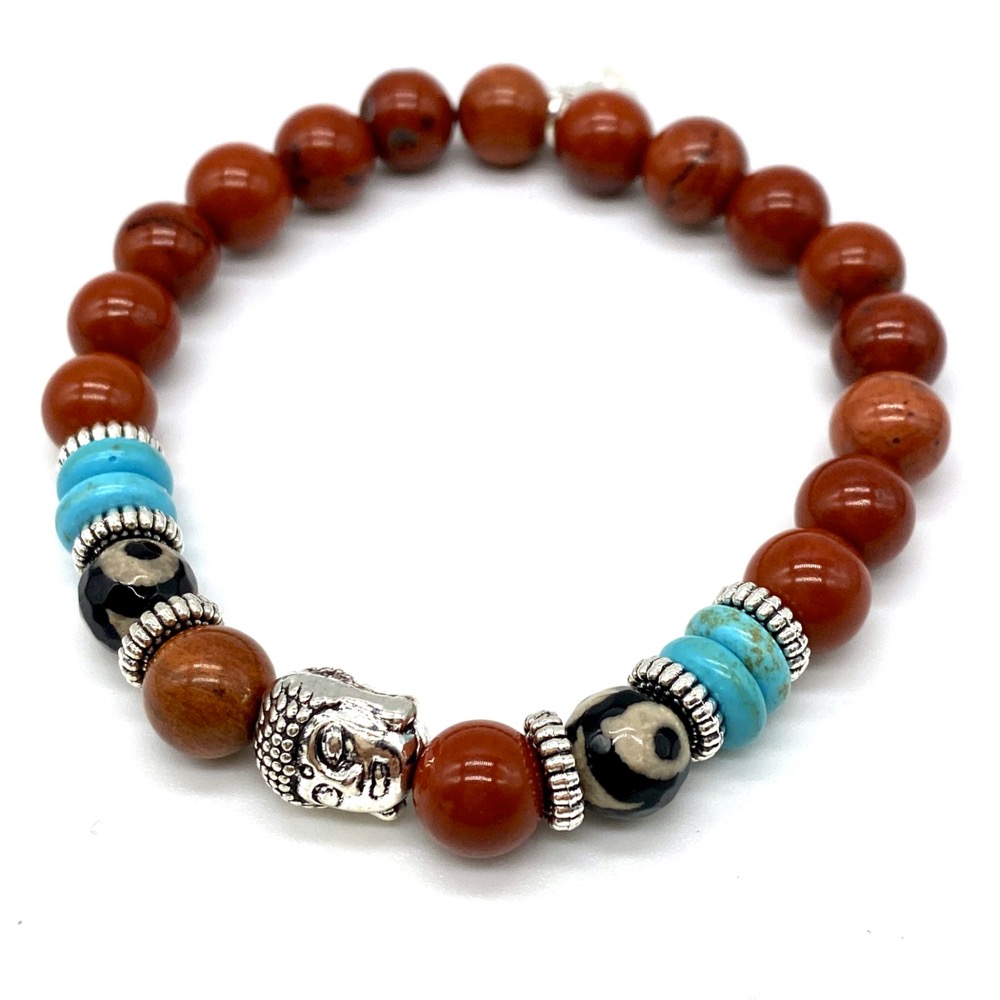 Gemstone Buddha Bracelet