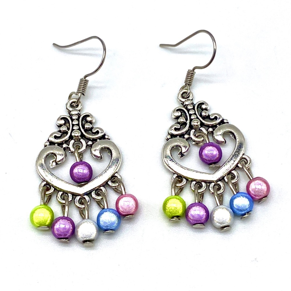 Sweet Pea Filigree Earrings