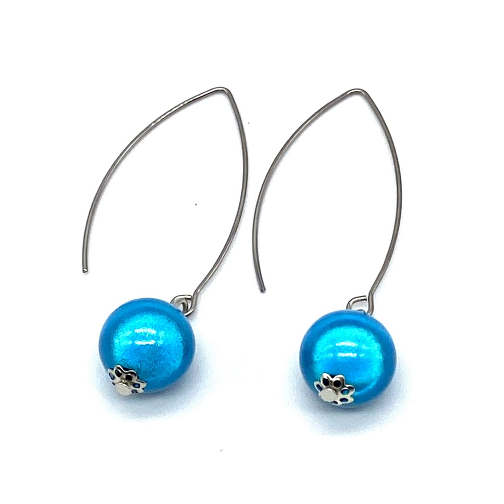 Drop Ball Earrings