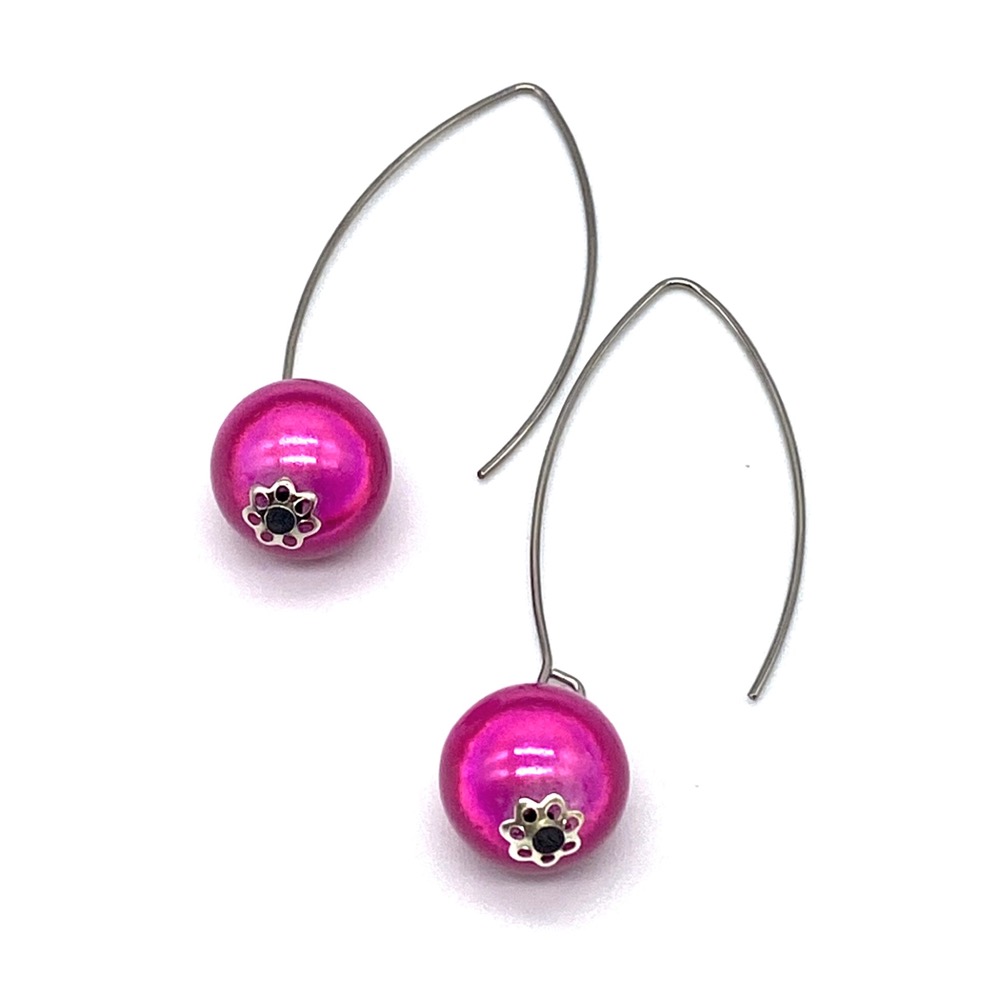 Drop Ball Earrings