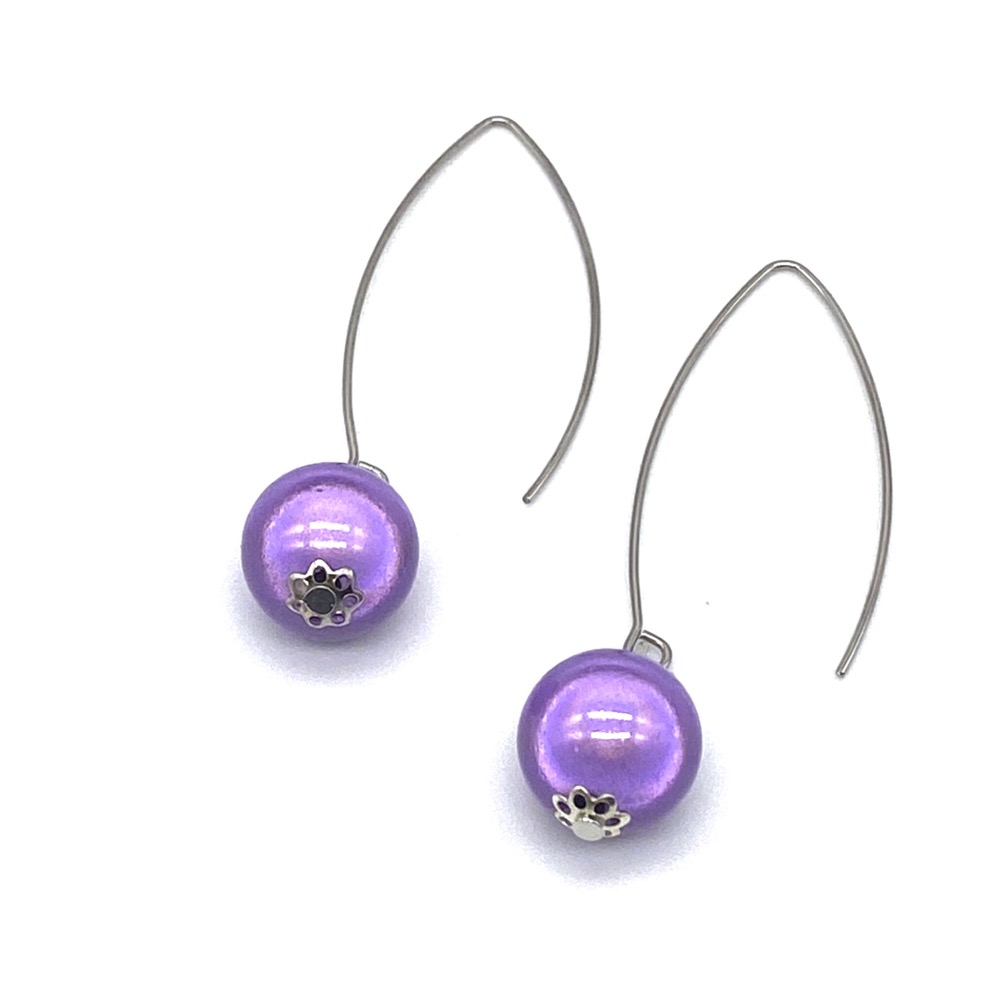 Drop Ball Earrings