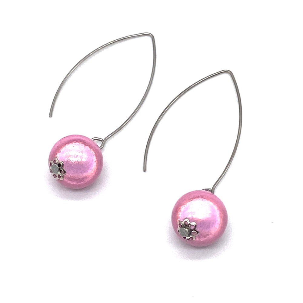 Drop Ball Earrings