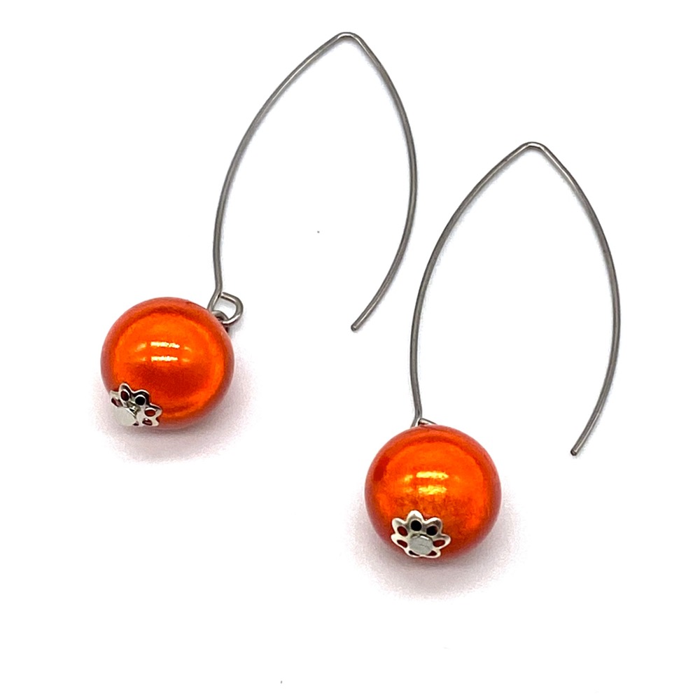 Drop Ball Earrings