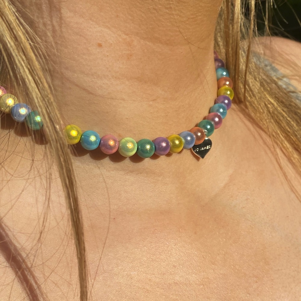 Pastel Rainbow Choker