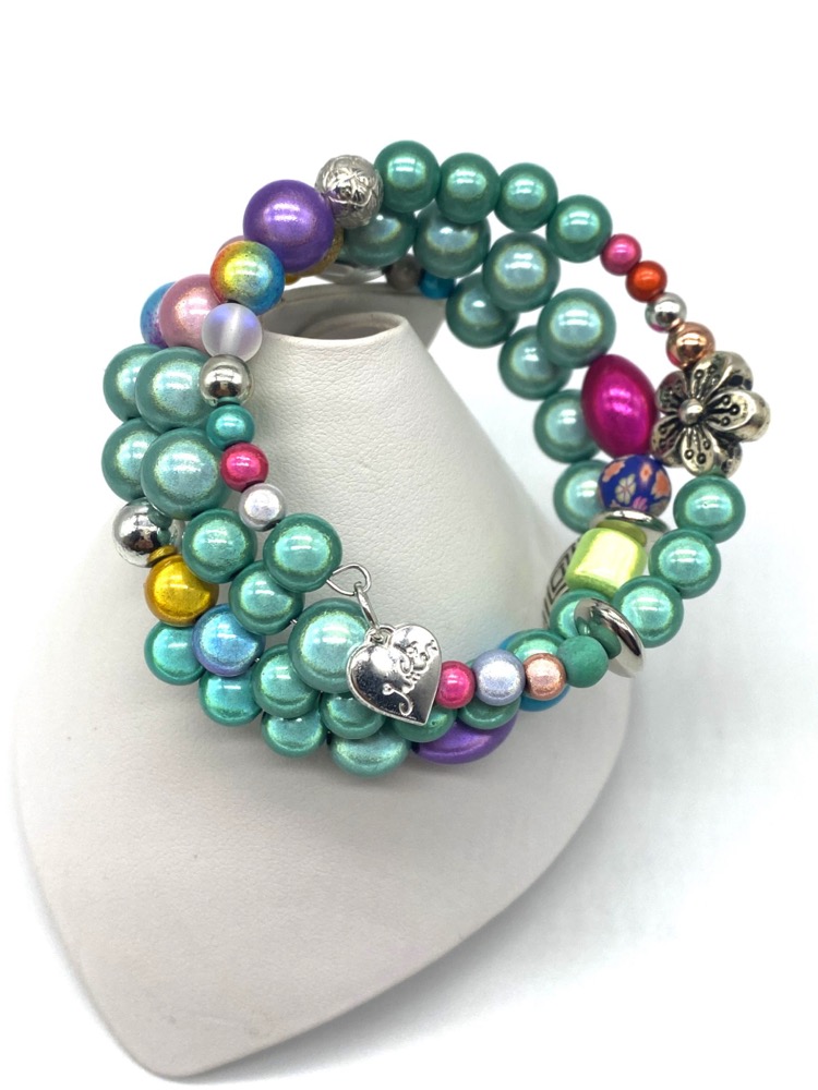 Twist Mint Tibetan Bracelet