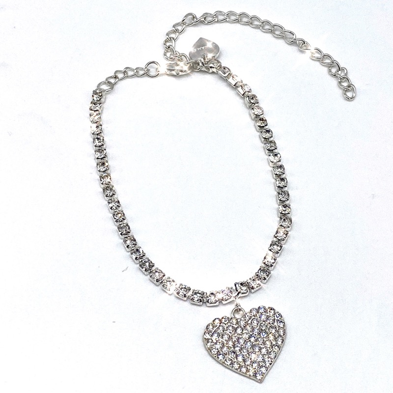 Sparkle Heart Anklet