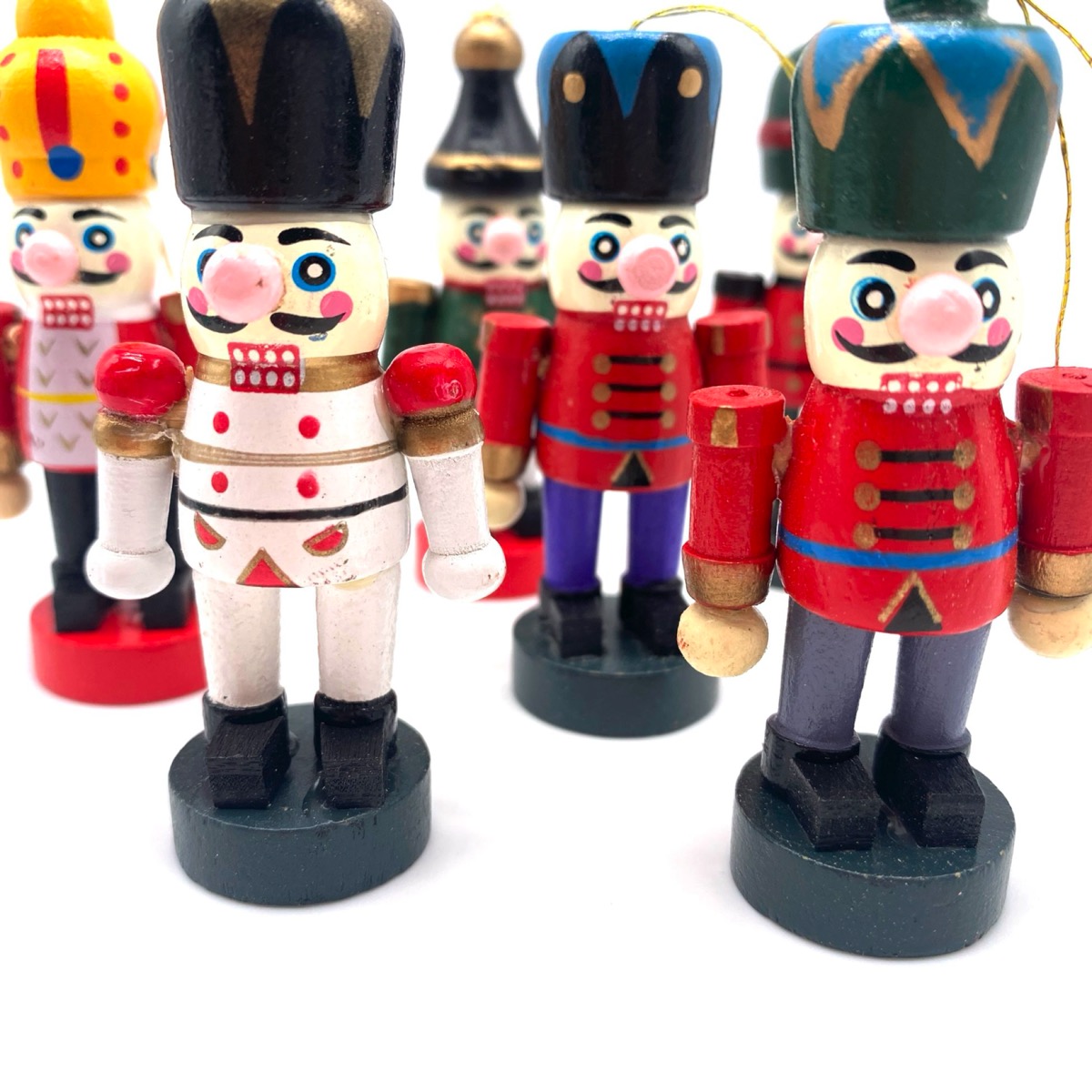 Nutcracker 6 Pcs Wooden Decoations