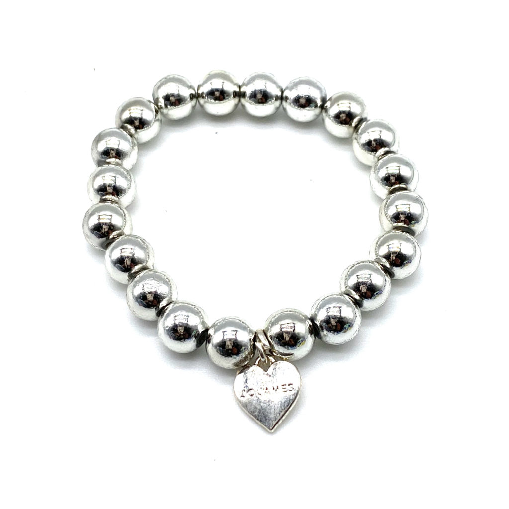 Silver Kids Bracelet Made With Love Jo James Jewellery