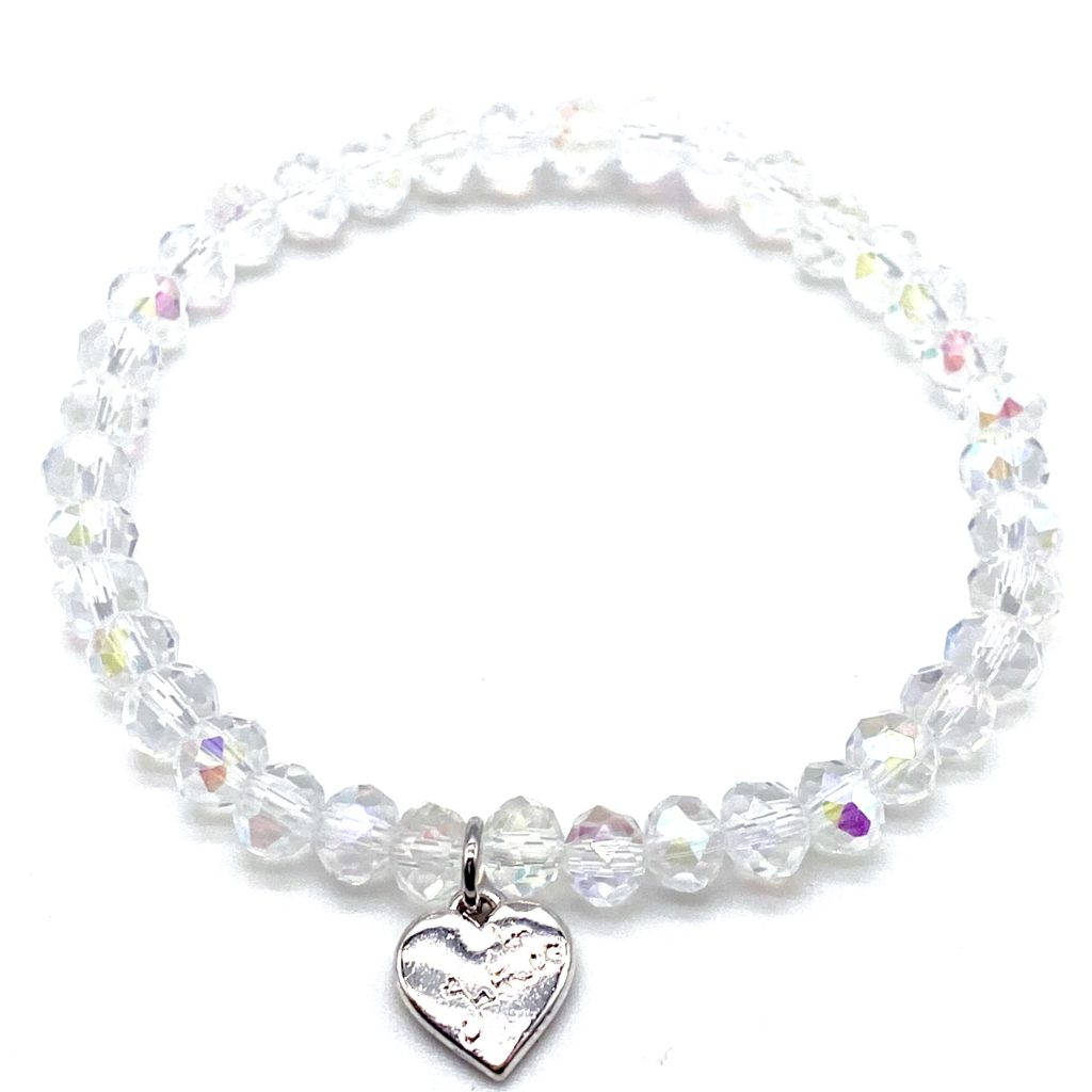 Crystal Spacer Bracelets Made With Love Jo James Jewellery