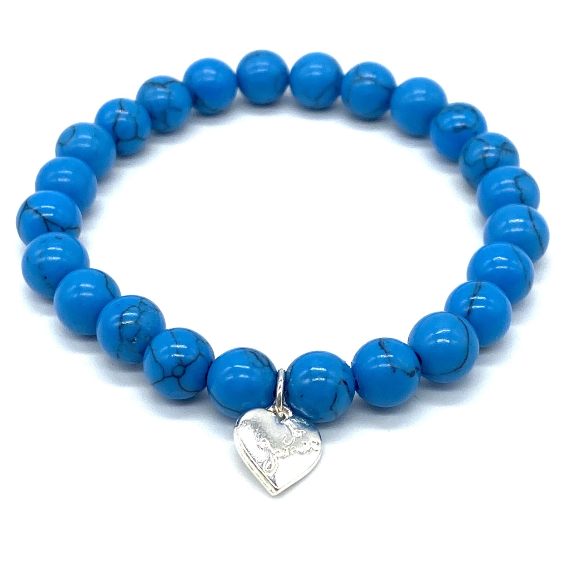 Blue Turquiose Bracelet - Made With Love - Jo James Jewellery