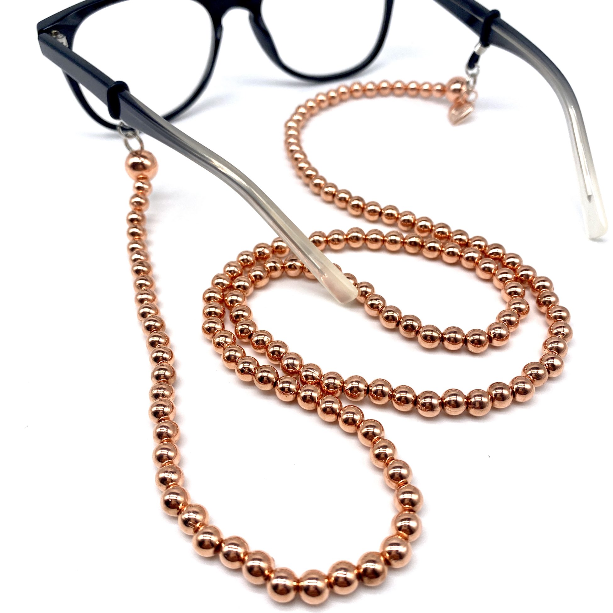 Glasses Chain Rose Gold Made With Love Jo James Jewellery